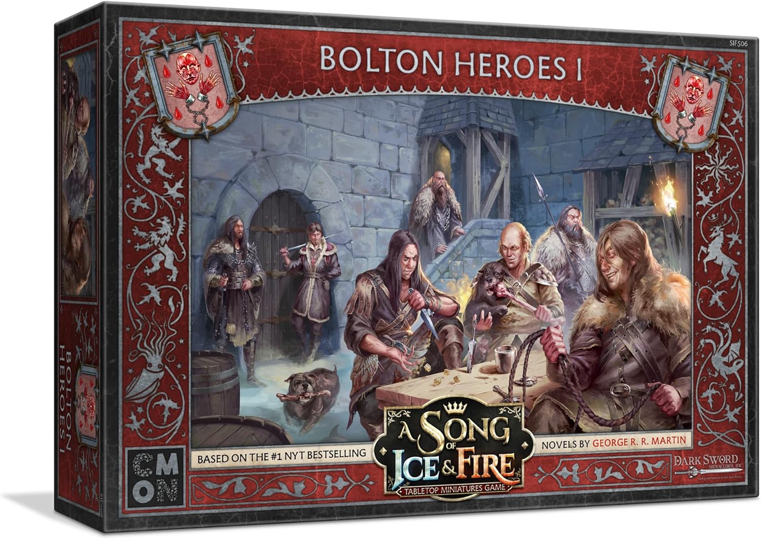 CMON A Song of Ice and Fire Tabletop Miniatures Bolton Heroes I Box Set 1