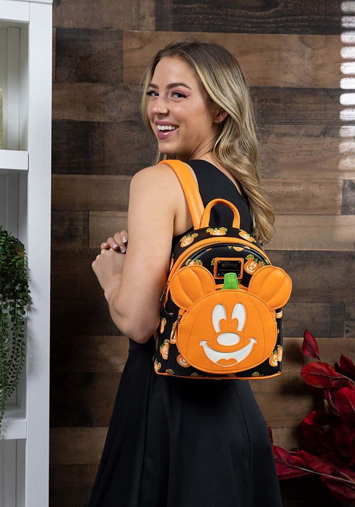 Loungefly Disney Mickey-O-Lantern Mini-Rucksack