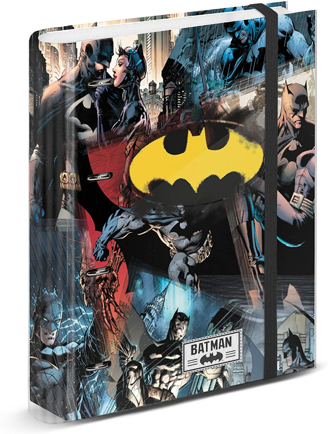 Batman Darkness – 4-Ringe-Mappe, Rasterpapier, mehrfarbig