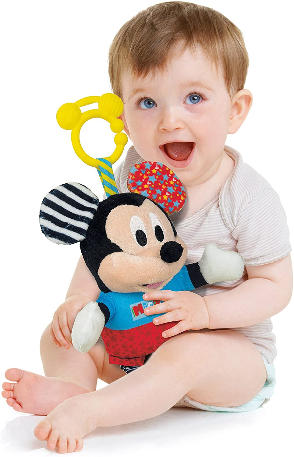 Clementoni 17165 Disney Baby-Mickey First Activities Plush