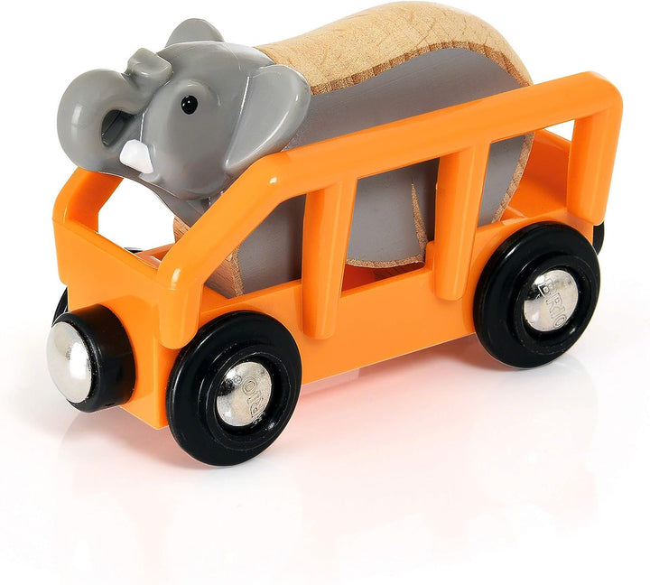 BRIO 33960 Safari-Abenteuerzug-Set für Kinder ab 3 Jahren – kompatibel mit