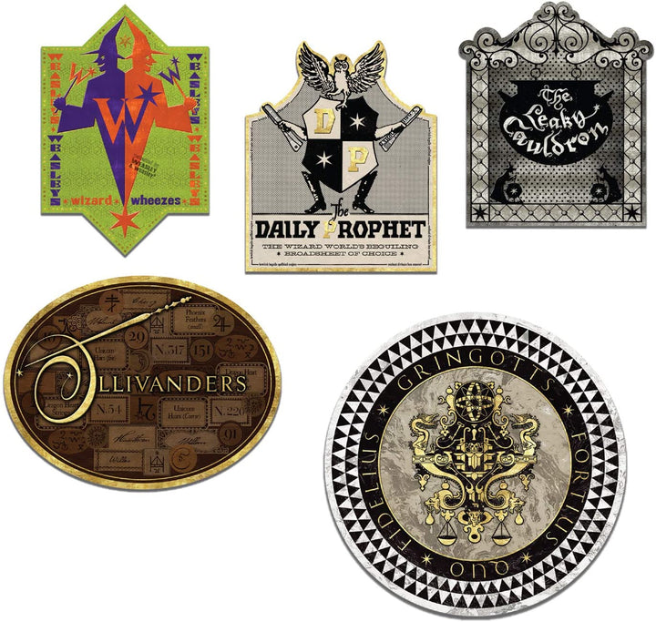 The Noble Collection 5x Diagon Alley Shop Signs 200-teilige Puzzles