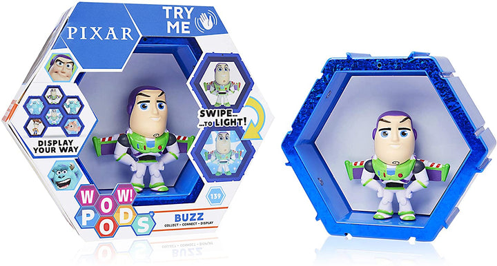 WOW! PODS Buzz Lightyear – Toy Story 4 | Offizielle Disney Pixar leuchtende Wackelkopf-Sammelfigur