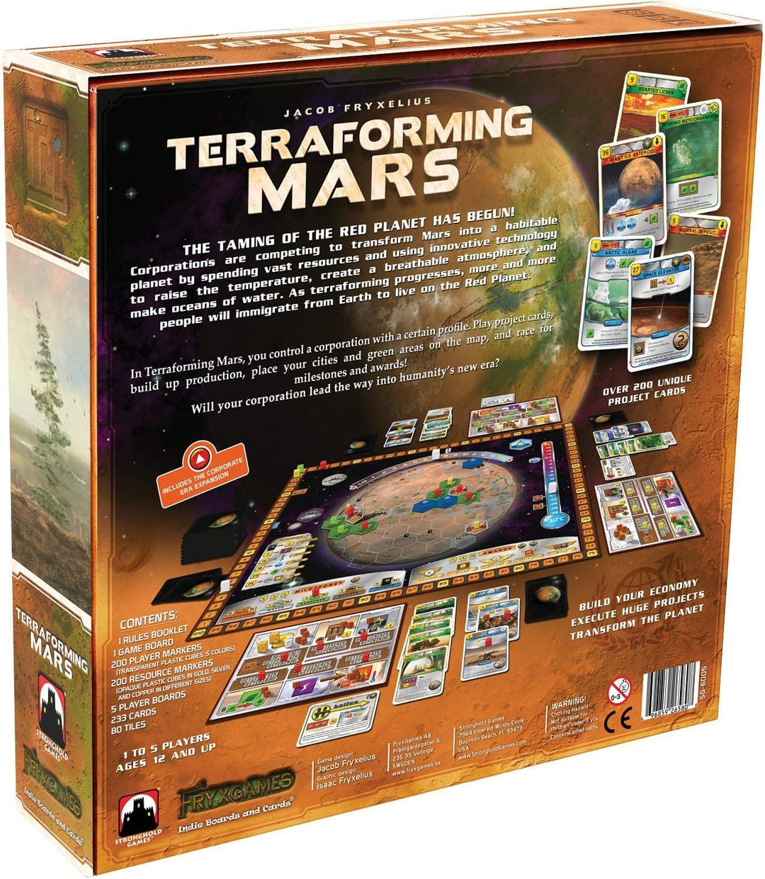 FryxGames | Terraforming des Mars | Brettspiel | Ab 12 Jahren | 1-5 Spieler | 120 Minuten