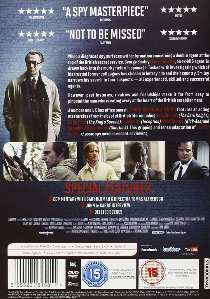 Tinker Tailor Soldier Spy - Thriller/Mystery [DVD]