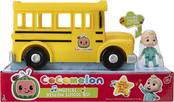 CoComelon Musical Yellow School Bus mit JJ-Figur 