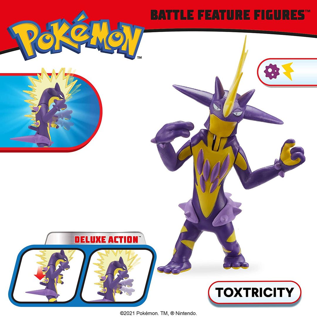 AB Gee Pokemon Battle Feature 4,5-Zoll-Figur – Toxtricity, Rot, 674 PKW0161