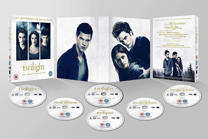 The Twilight Saga - The Complete Collection: 10th Anniversary [2018] - Romance/Fantasy [Bli-ray]