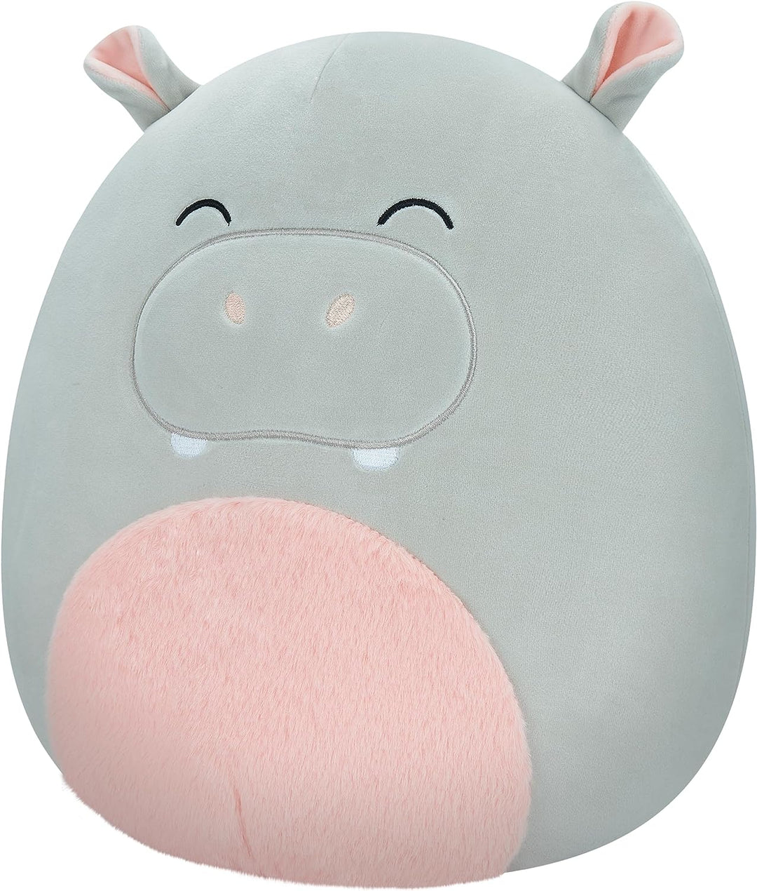 Squishmallows SQCR04133 Harrison – Graues Nilpferd, 30,5 cm