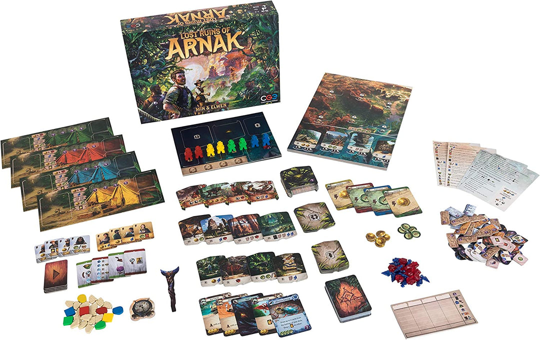 Czech Games Edition | Lost Ruins of Arnak | Board Game | 1 to 4 Players