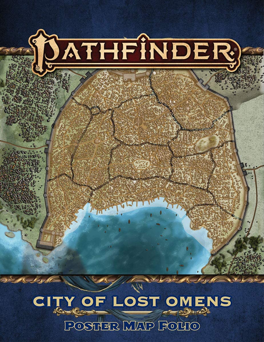 Pathfinder Lost Omens: City of Lost Omens Poster Map Folio (P2)