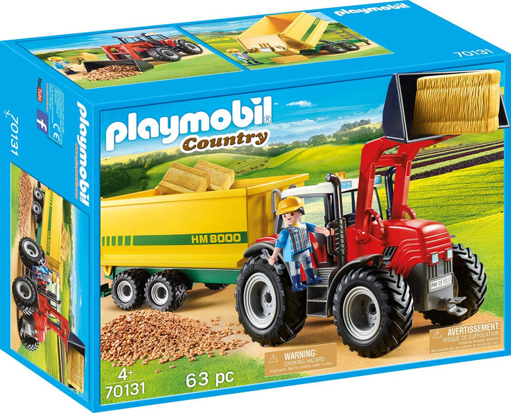 Playmobil 70131 Tractor agrícola con remolque de alimentación