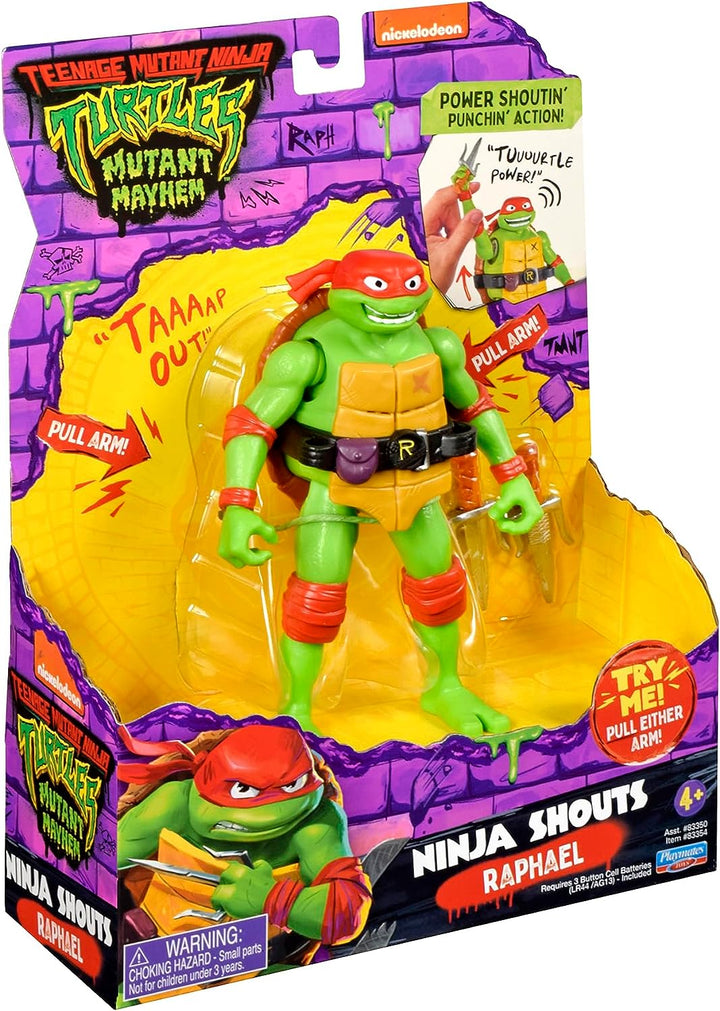 Teenage Mutant Ninja Turtles Mutant Mayhem – Ninja Shouts Figur Raphael