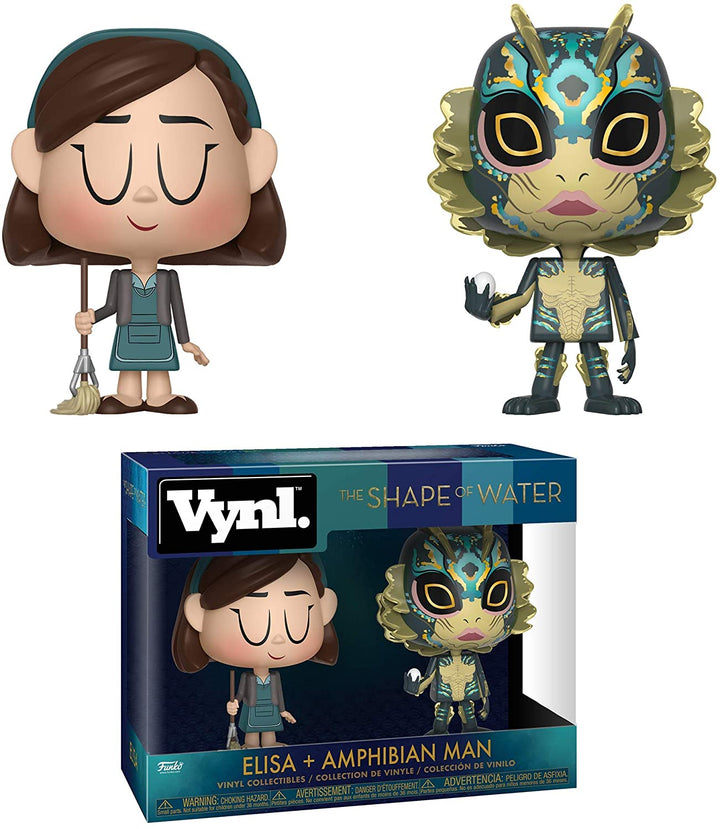 The Shape of Water Elisa & Amphibian Man Funko 32738 Vynl.