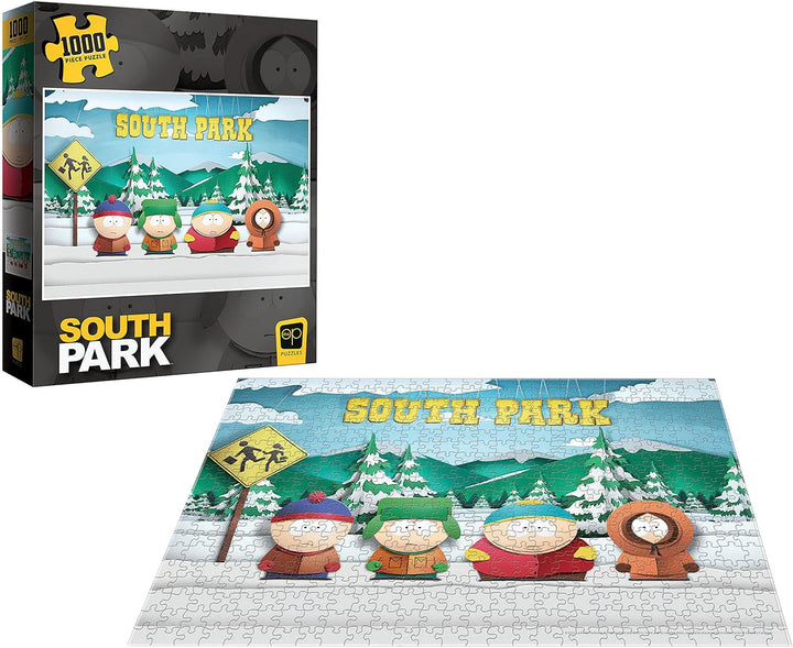 South Park Paper Bus Stop 1000-teiliges Puzzle