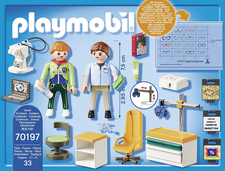 Playmobil 70197 City Life en el médico especialista Oftalmólogo
