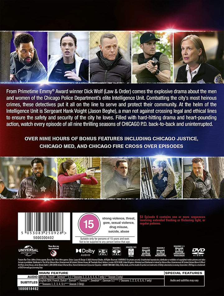 Chicago P.D.: Seasons 1-9 [DVD]