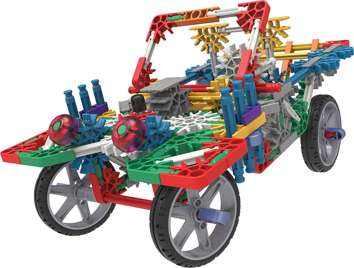 K'NEX 23012 Imagine Power and Play motorisiertes Bauset, Lernspielzeug für Kinder, 529-teiliges Stiel-Lernset, Technik für Kinder, lustiges und farbenfrohes Bauspielzeug für Kinder ab 7 Jahren