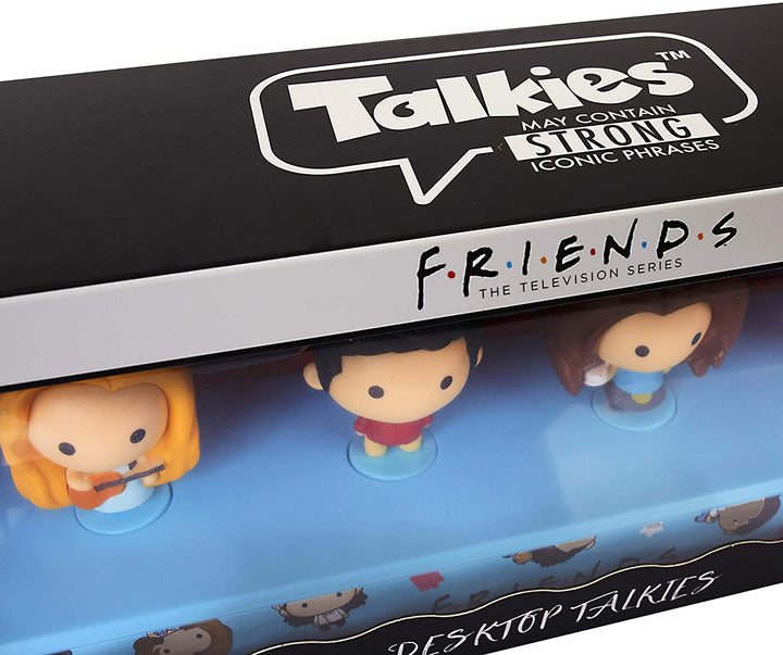 FRIENDS TV Show Desktop Talkies Geschenkset | 6 beliebte Wackelköpfe der Fans | Chandler, Monica, Ross, Rachel, Joey &amp; Phoebe | Offizielles Reunion-Merchandise