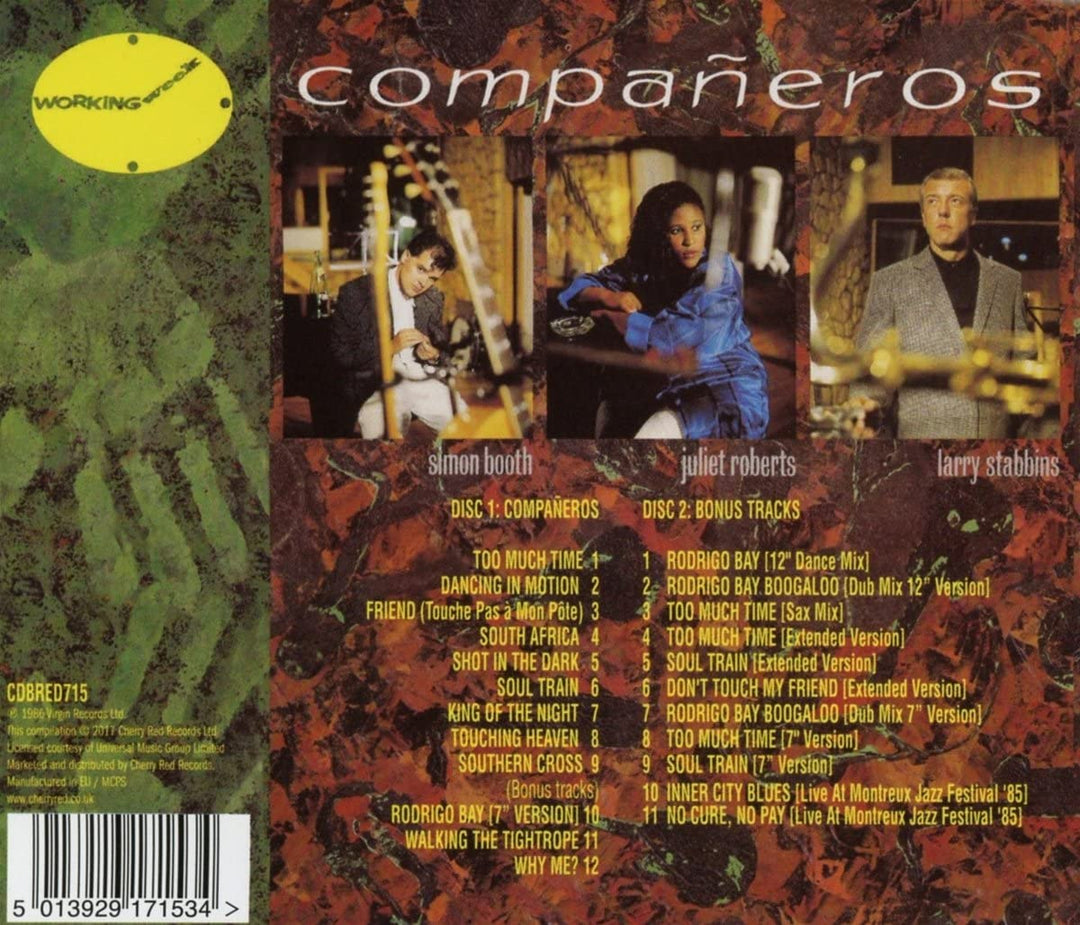 Working Week - COMPANEROS [Audio CD]