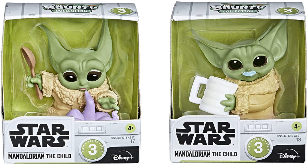 Star Wars The Bounty Collection Serie 3 The Child Figuren im 2,25-Zoll-Maßstab: Tentakel-Suppe-Überraschung, blaues Milchschnurrbart-Spielzeug, ab 4 Jahren