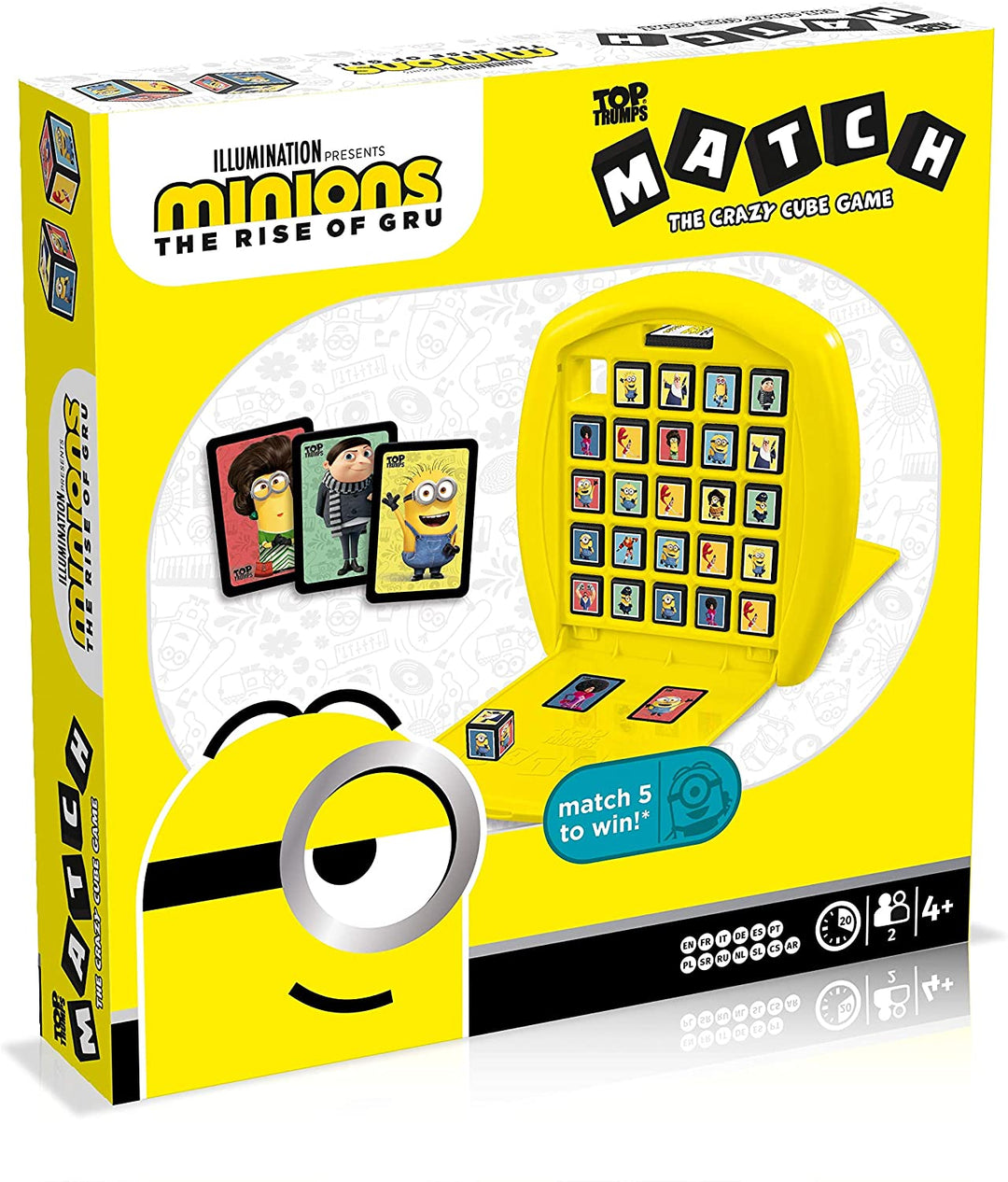 Top Trumps Minions Rise Of Gru Match Brettspiel