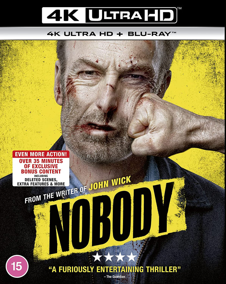 Nobody [4K Ultra HD] [2021] [Region Free] - Action/Thriller [BLu-ray]