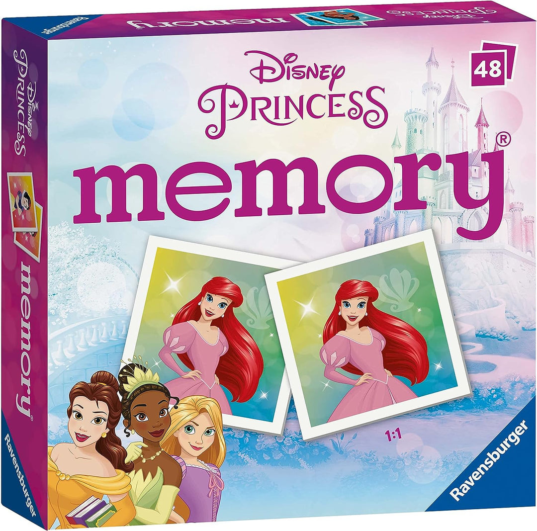 Ravensburger Disney Princess Mini-Memory-Spiel – passende Bilder-Schnapppaare für