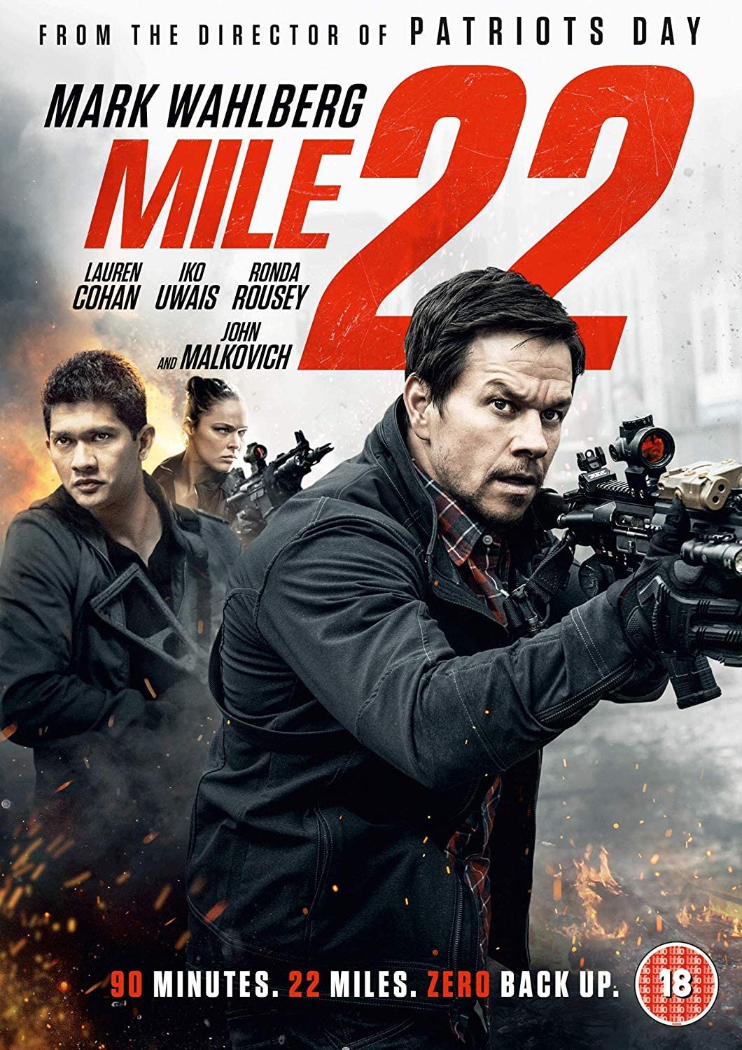 Mile 22 - Action/Thriller [DVD]