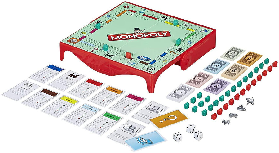 Hasbro Gaming Monopoly Grab & Go Game - Yachew