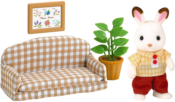 Sylvanian Families Chocolate Rabbit Father Set