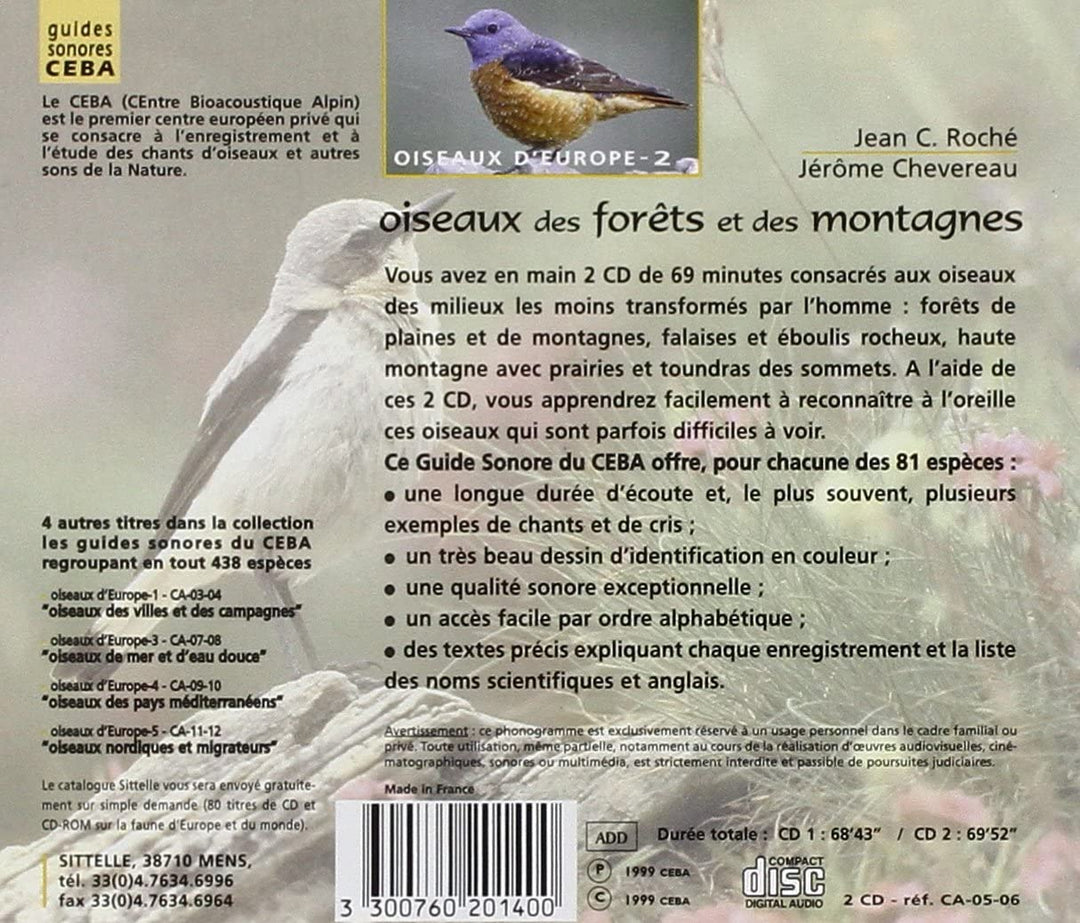 Sounds of Nature: Birds of Forests and Mountains [Audio CD]