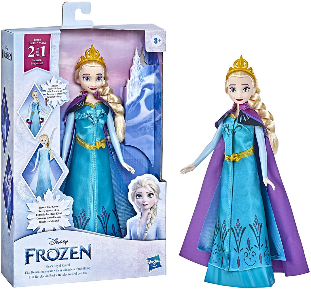 Disney's Frozen Elsa's Royal Reveal, Elsa-Puppe mit 2-in-1-Modewechsel, Froze