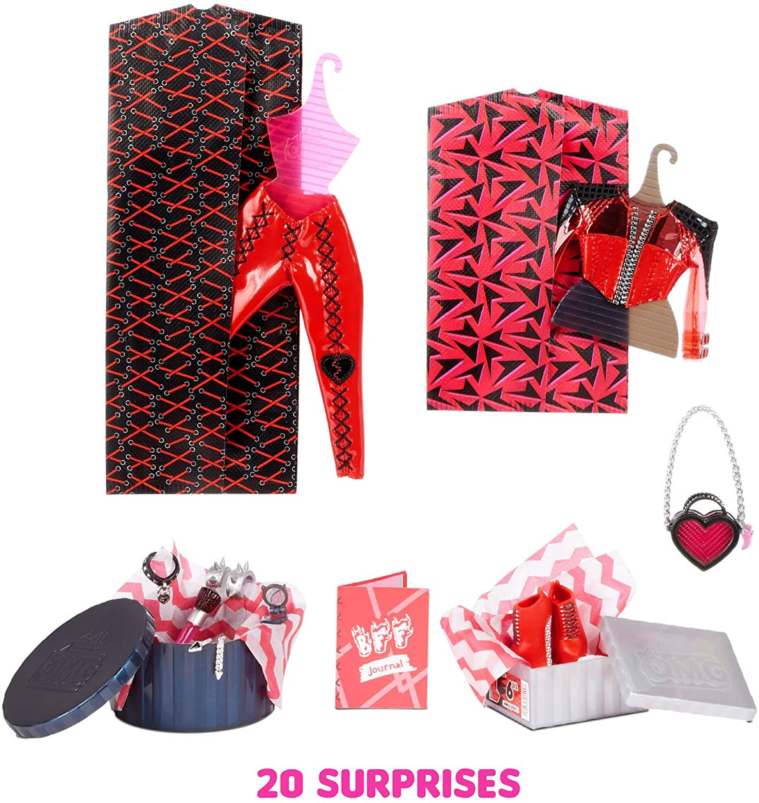 LOL Surprise OMG SPICY BABE Modepuppe mit 20 Überraschungen, Designerkleidung, glamourösen Outfits und modischen Accessoires. LOL Surprise OMG Serie 4. Sammelpuppe für Jungen und Mädchen ab 4 Jahren