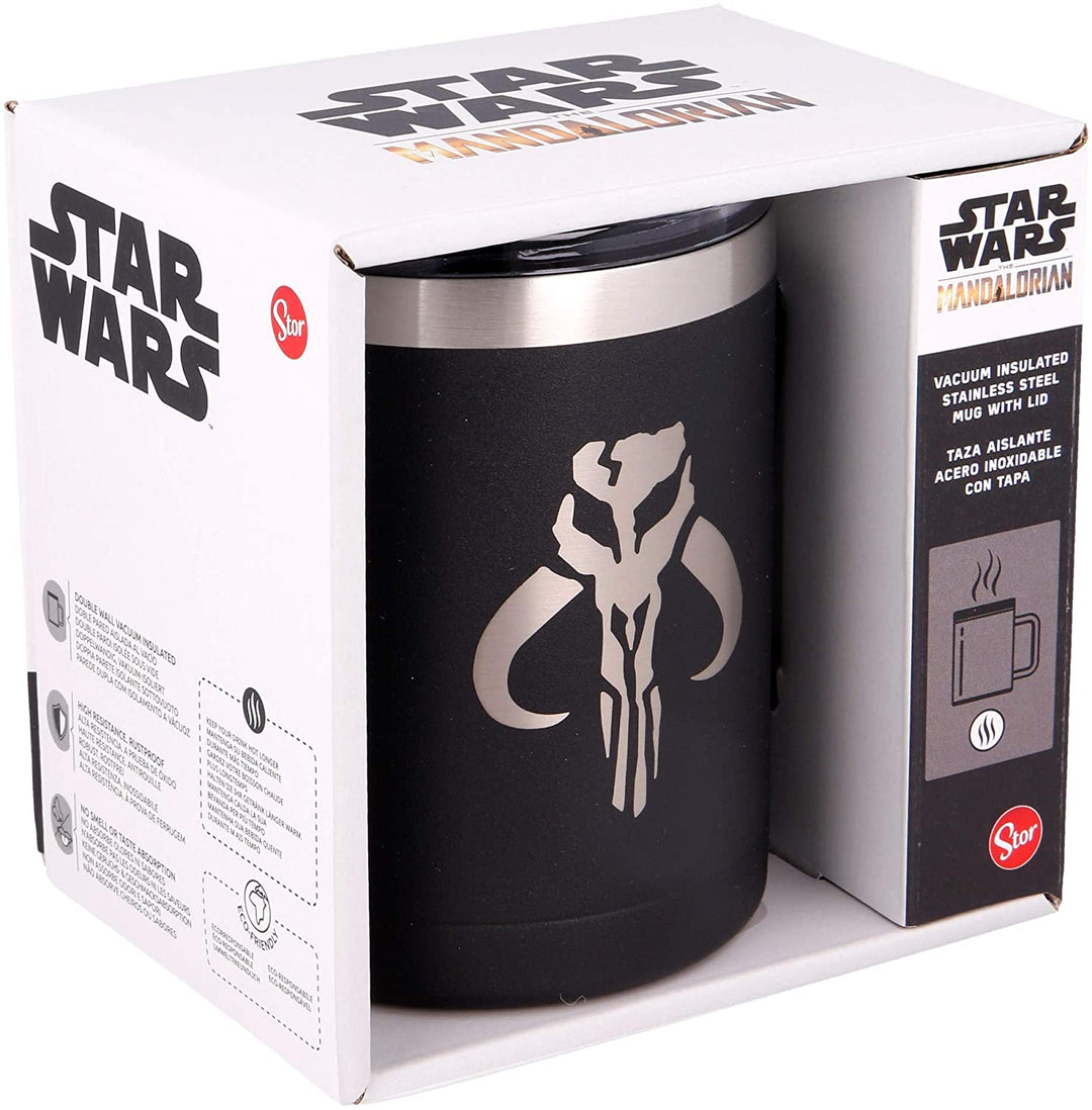 Stor Edelstahl-Thermobecher 380 ml The Child Mandalorian, Metall, Einheitsgröße, Est�ndar