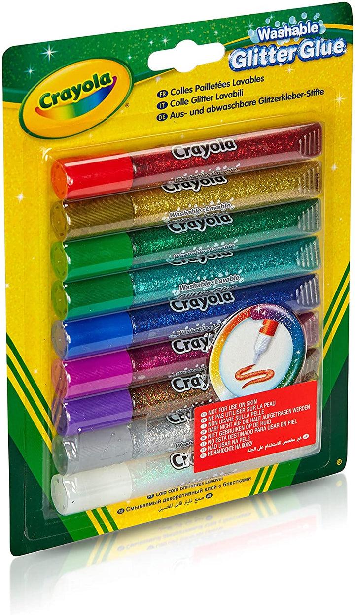 Crayola 9 Washable Glitter Glue