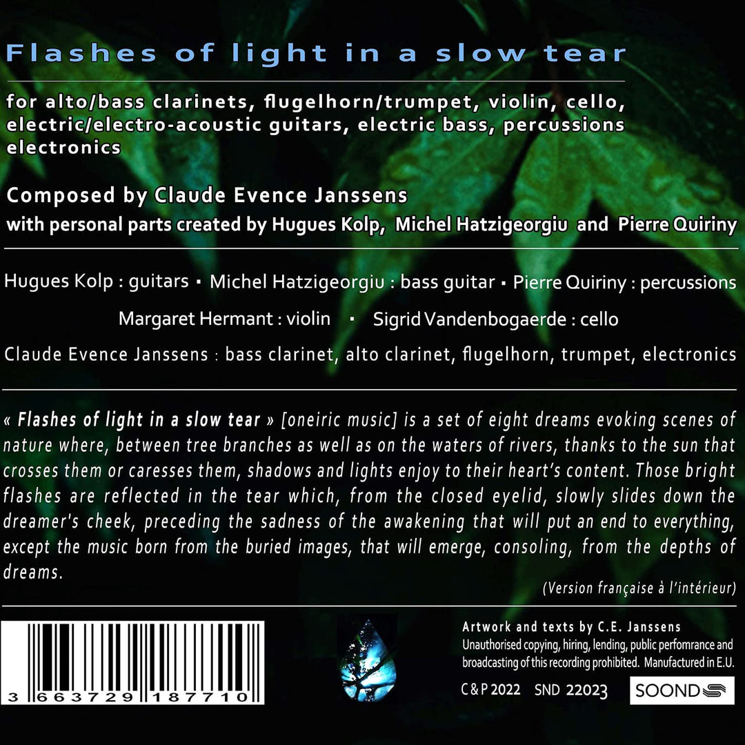 Claude Evence Janssens - Flashes of Light in a Slow Tear [Audio CD]