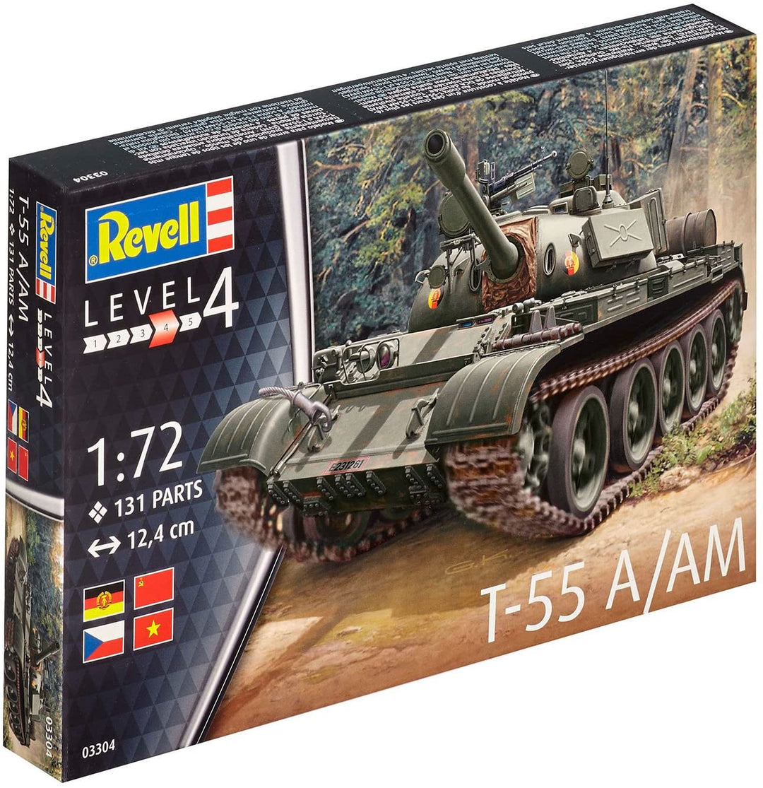 Revell 03304 Modellbausatz „T-55 A/AM“.