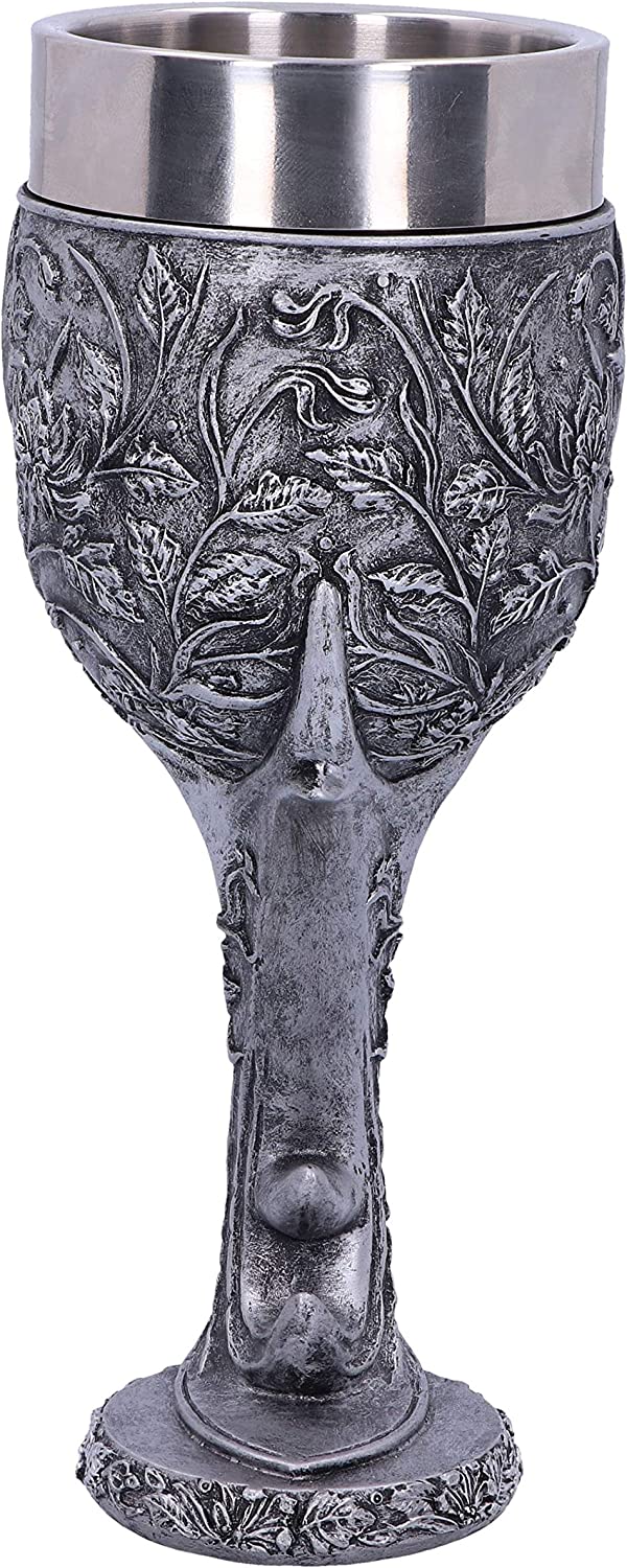 Nemesis Now - Stags Head Goblet Wine Glass 5