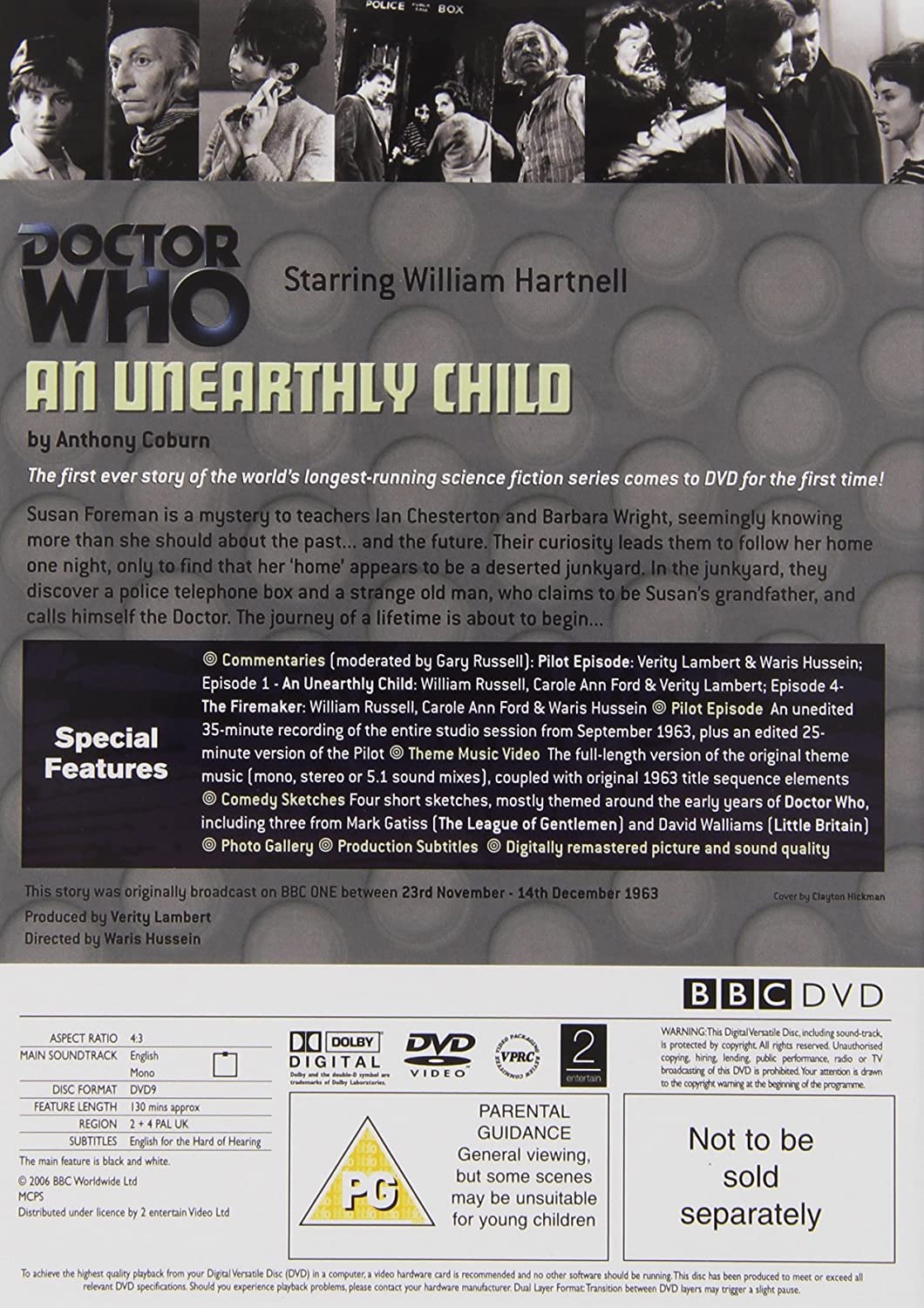 Doctor Who - The Beginning: An Unearthly Child / The Daleks / The Edge of Destruction - [DVD]