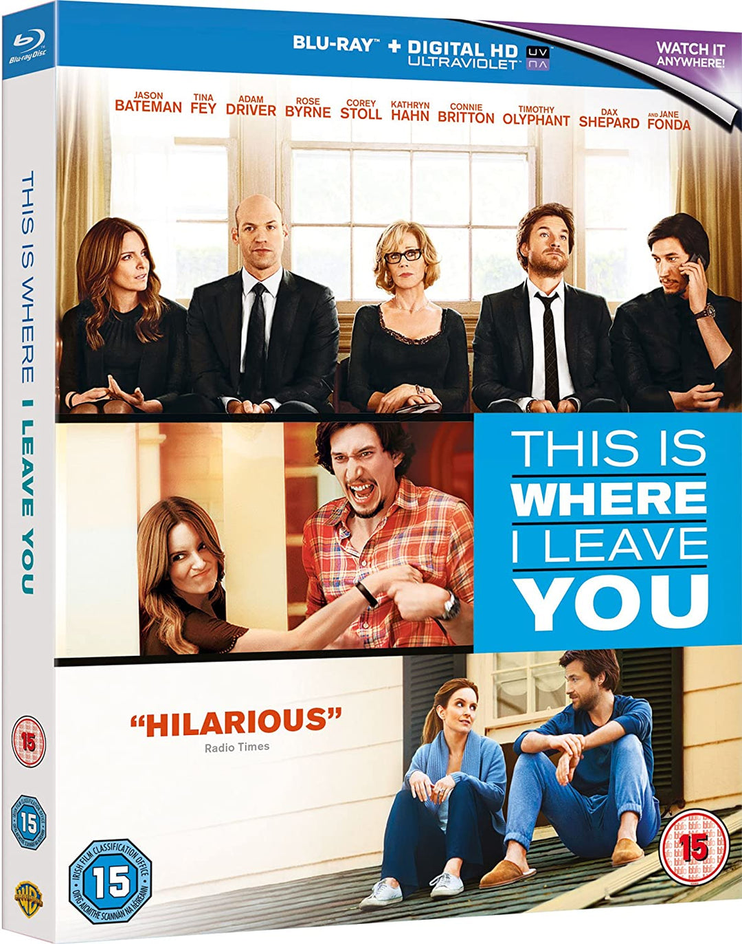 This Is Where I Leave You [2014] [2015] [Region Free] - Comedy/Drama [Blu-ray]