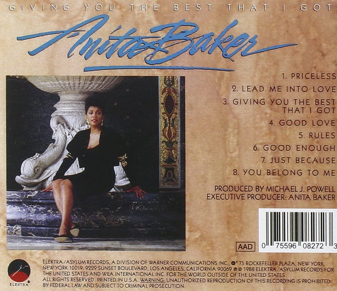 Anita Baker – Giving You The Best That I Got [Audio-CD]