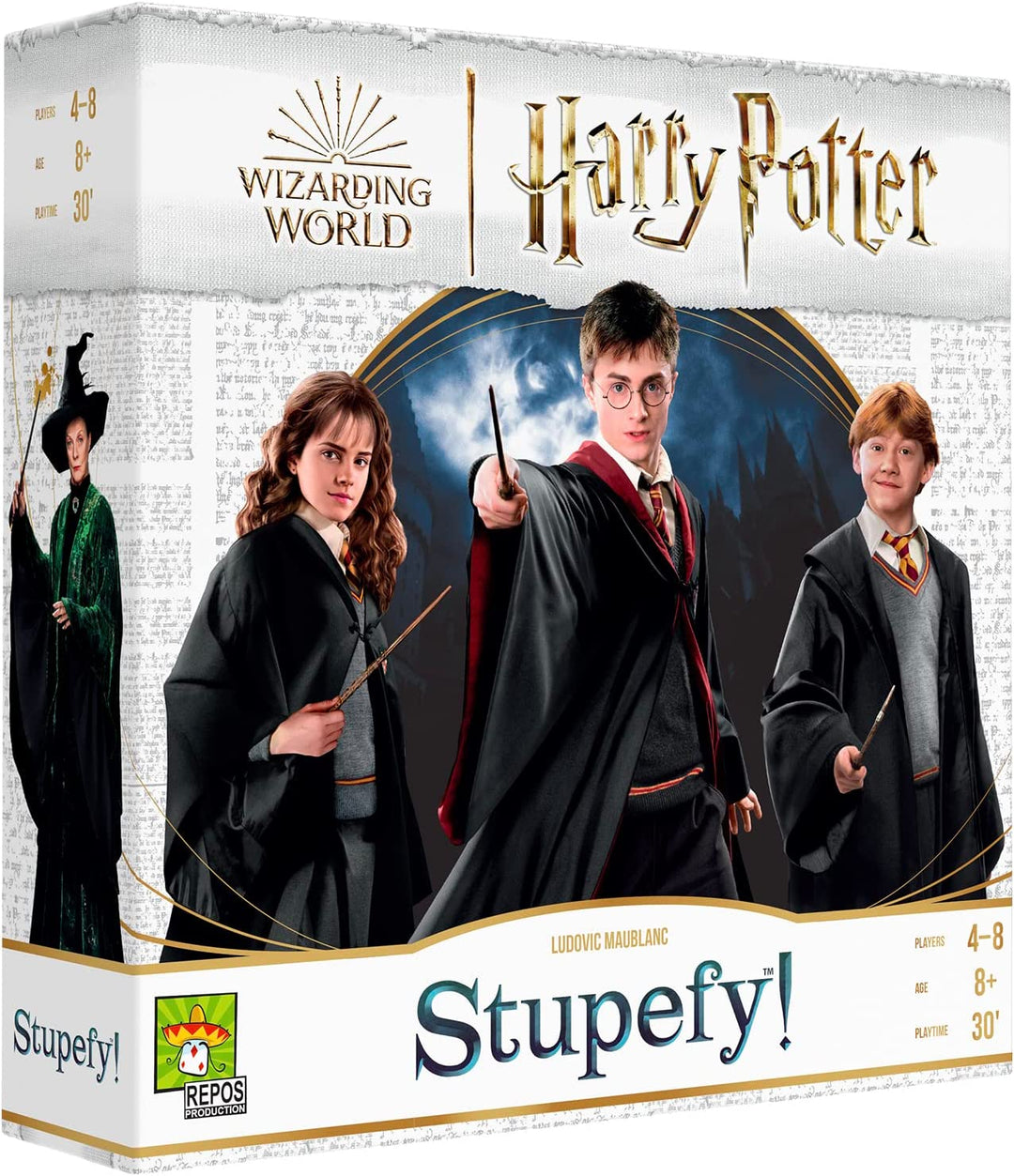 Repos | Harry Potter Stupefy | Board Game | Ages 8+ | 4-8 Players