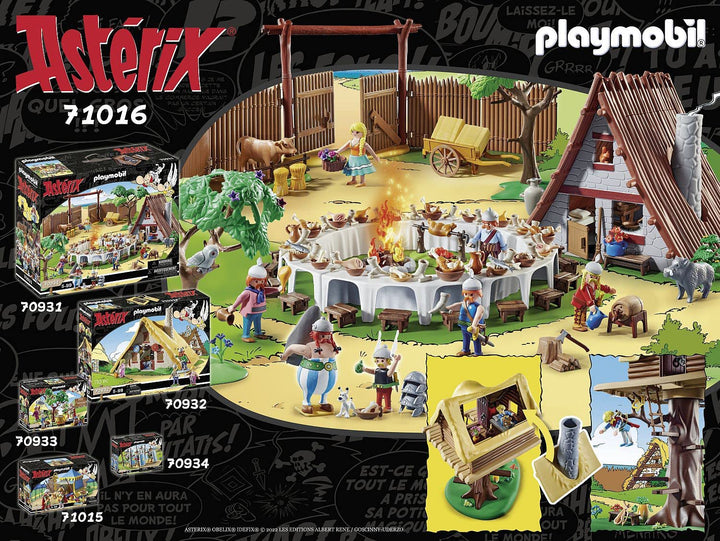 PLAYMOBIL Asterix 71016 Cacofonix with Treehouse, Toy for Children Ages 5+
