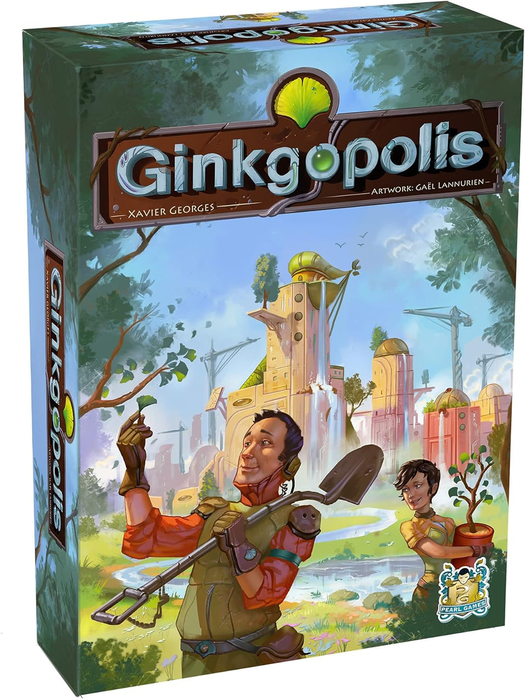 Pearl Games | Ginkgopolis | Board Game | 1 to 5 Players | Ages 10+ | 45 Minutes