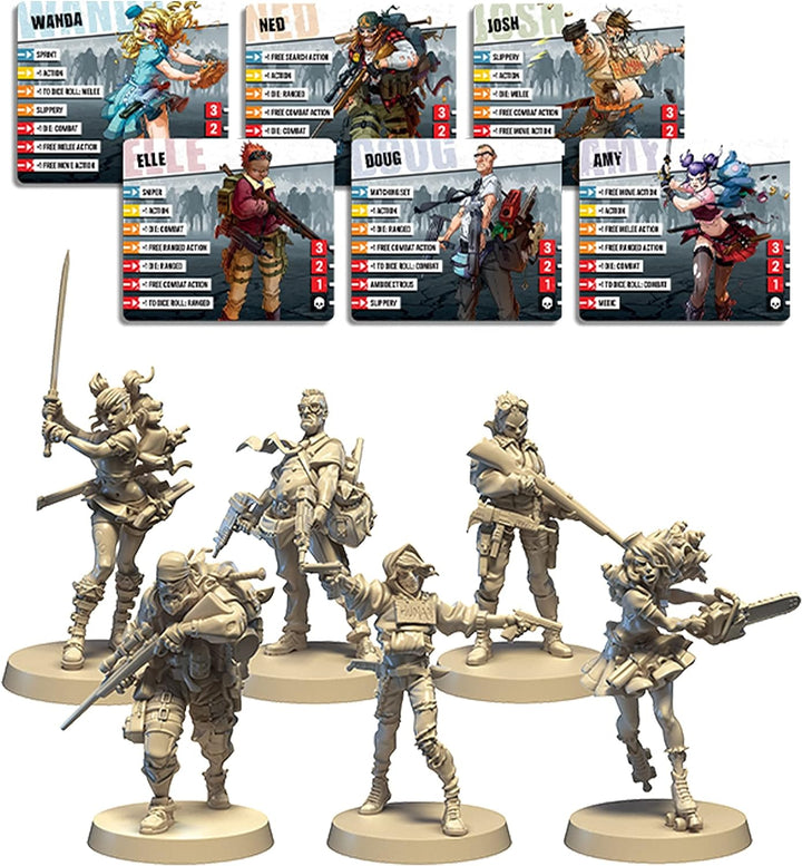 Guillotine-Spiele | Zombicide 2. Auflage | 1 bis 6 Spieler | Ab 14 Jahren | 60 Minuten