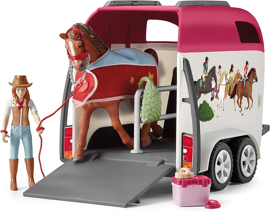 SCHLEICH 42535 Horse Club - Avontuur met auto en paardentrailer - Speelfigurense