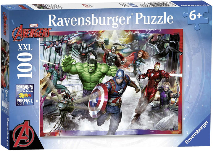 Ravensburger 10771 Marvel Avengers Assemble XXL-Puzzle – 100 Teile