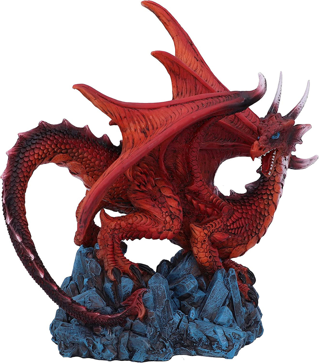 Nemesis Now Crimson Guard Dragon Figurine 16.5cm, Red, U5543T1