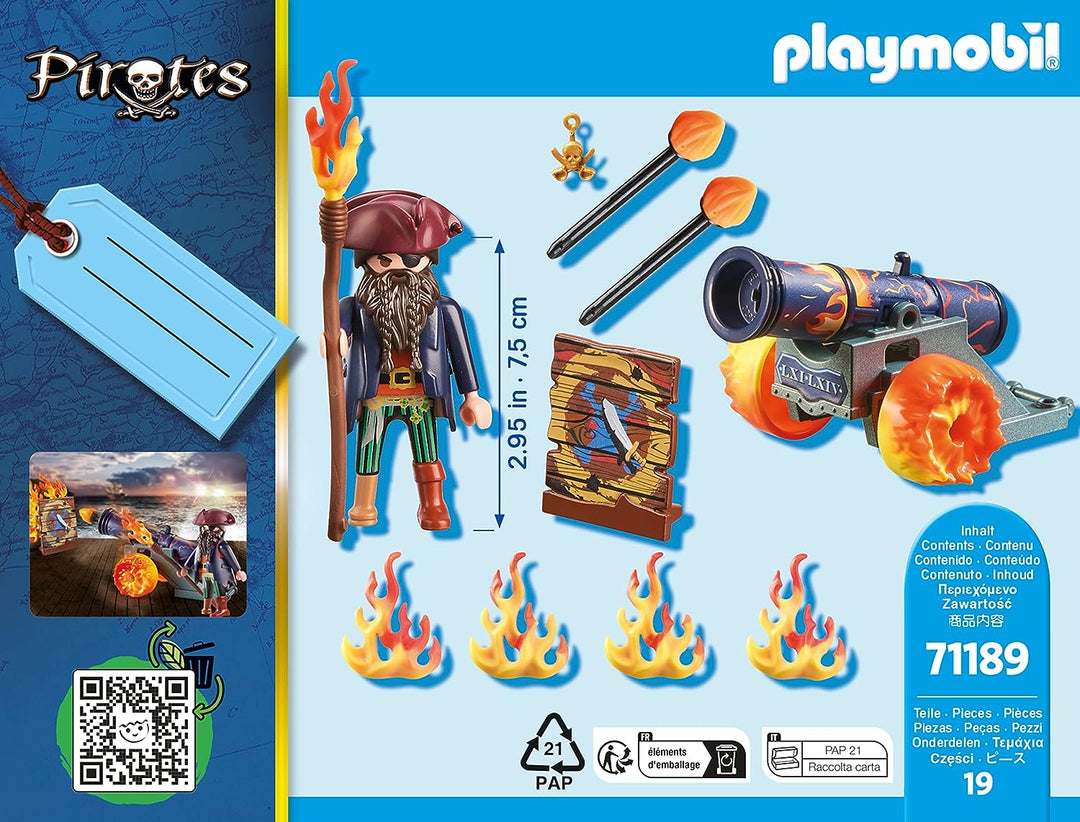 Playmobil 71189 Pirate and Fire Cannon